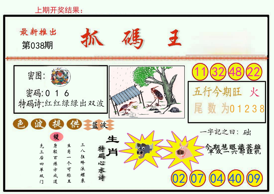 最新抓码王 第38期