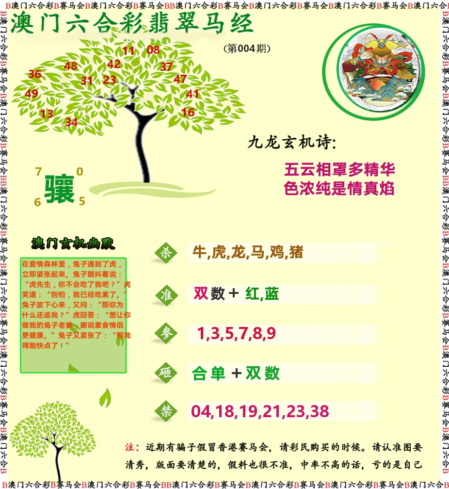 翡翠马经 第4期