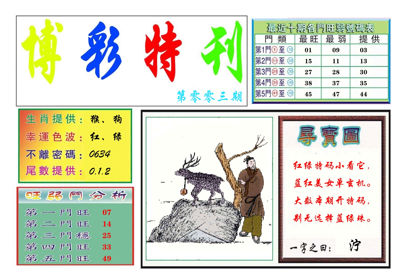 博彩特刊 第4期