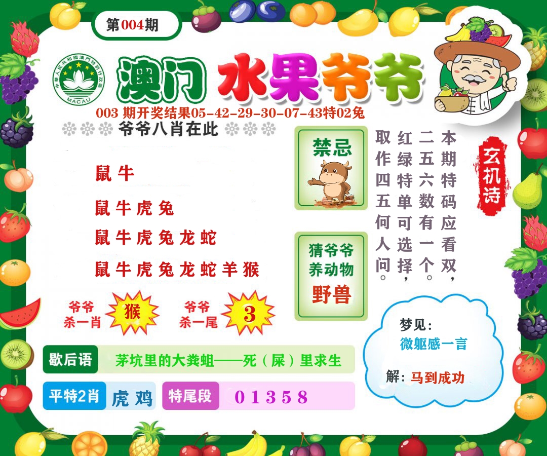 澳门水果爷爷 第4期