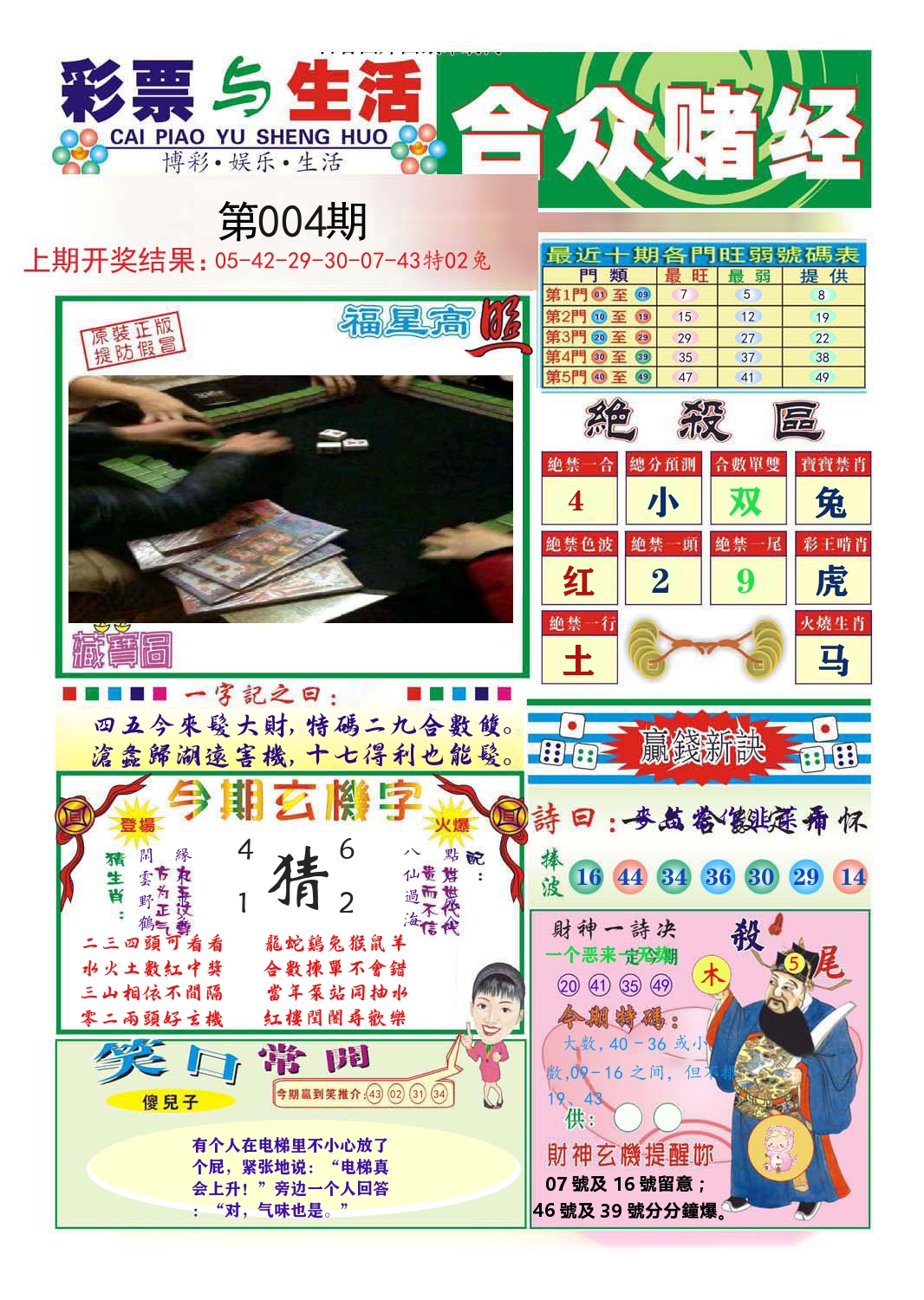 合众赌经 第4期