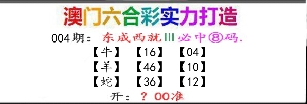 东成西就 第4期