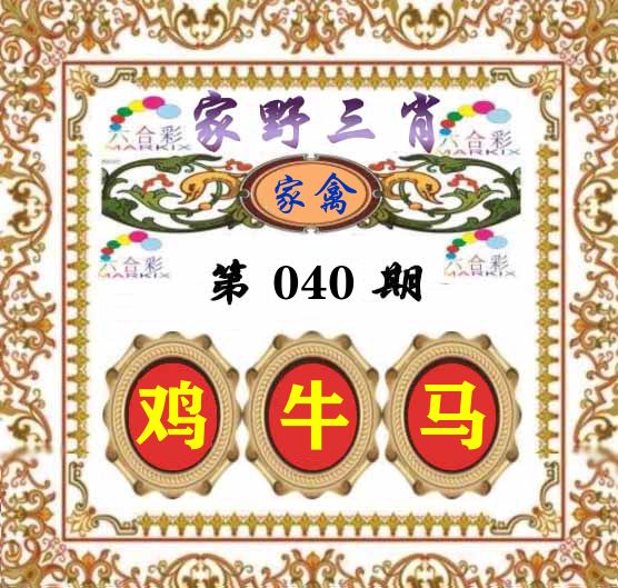 家野三肖 第40期