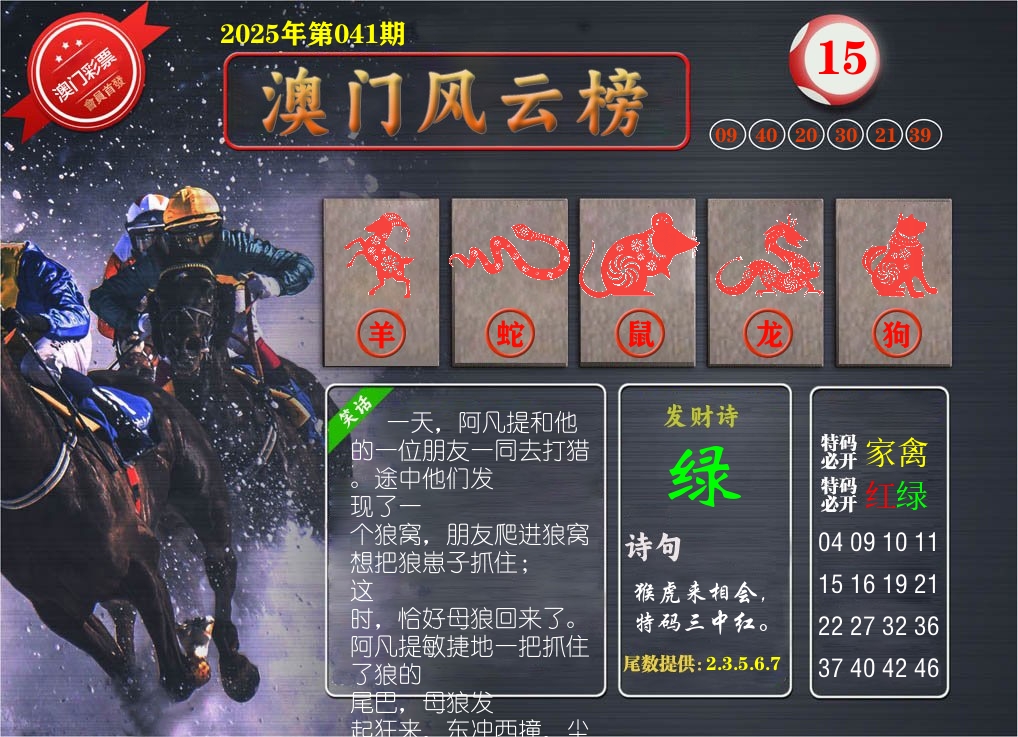 澳门风云榜 第41期