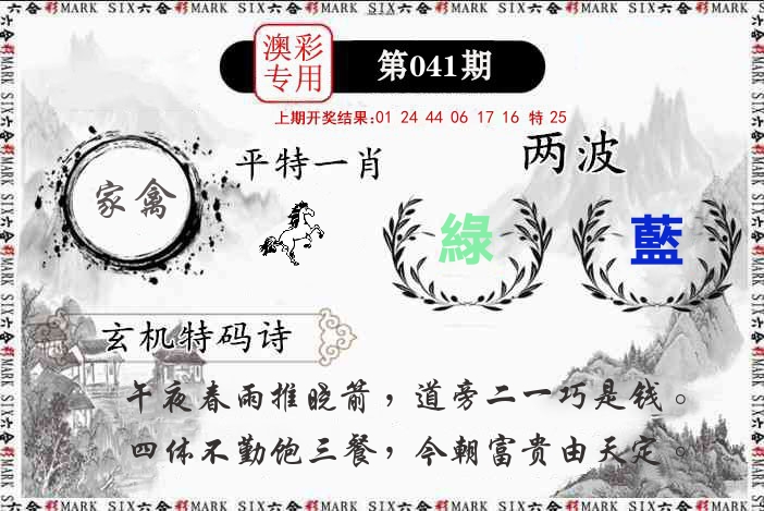 澳门专用 第41期