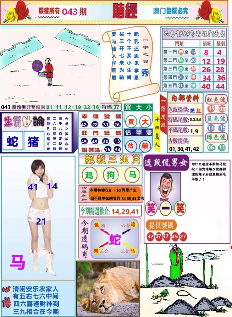 澳门赌经 第43期