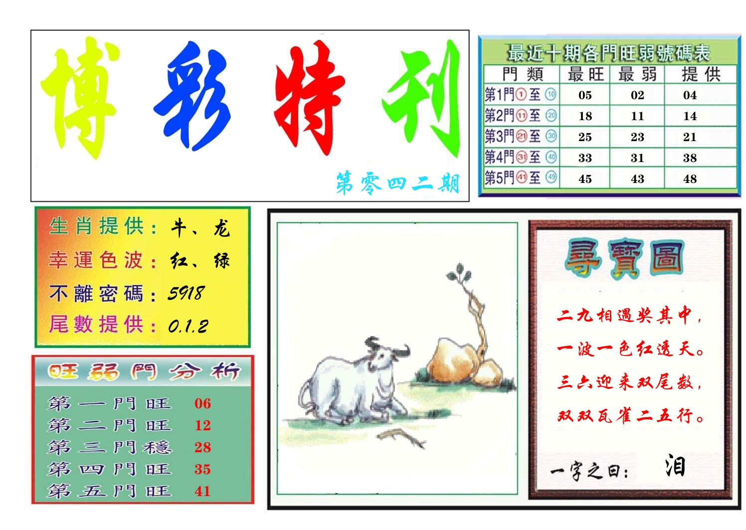 博彩特刊 第43期