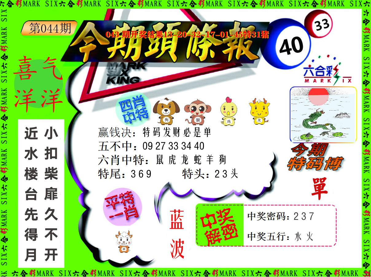 今期头条报 第44期