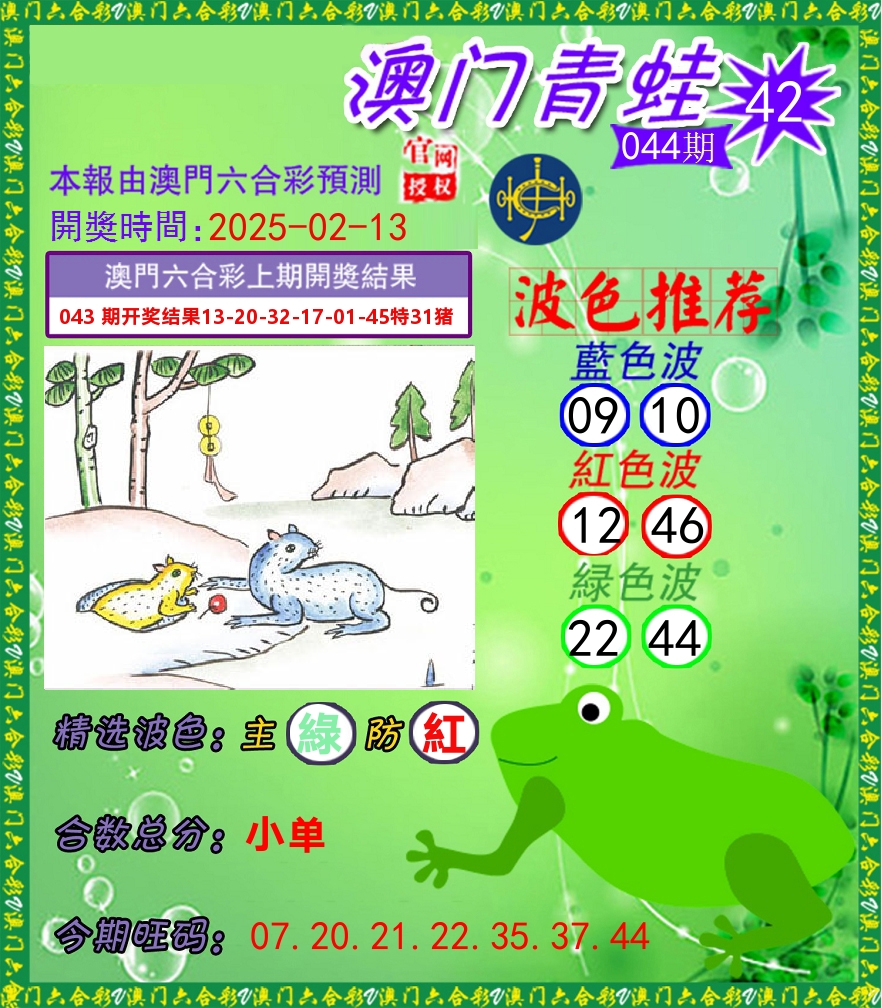 青蛙系列42 第44期