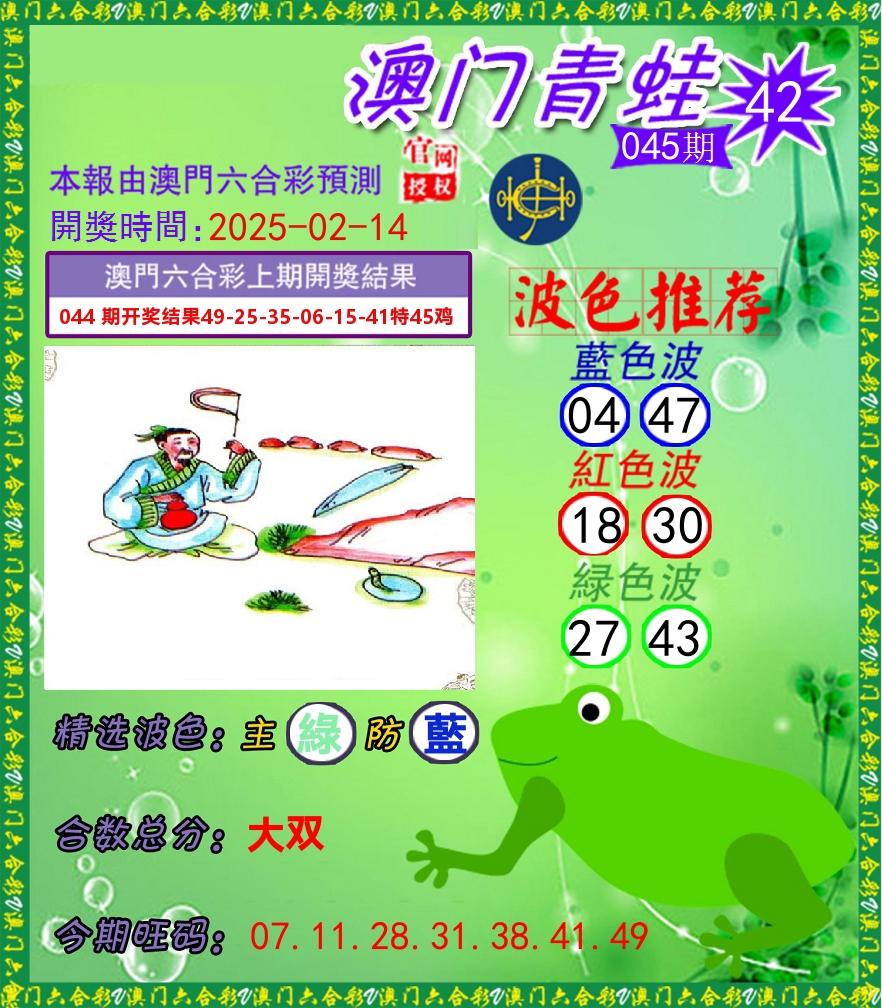 青蛙系列42 第45期