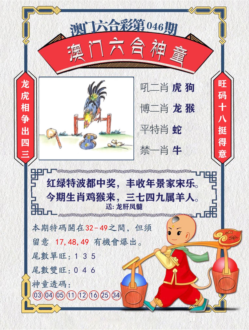 六合神童 第46期