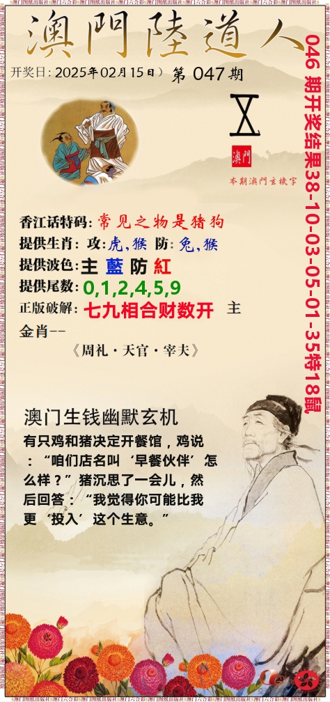 澳门陆道人 第47期