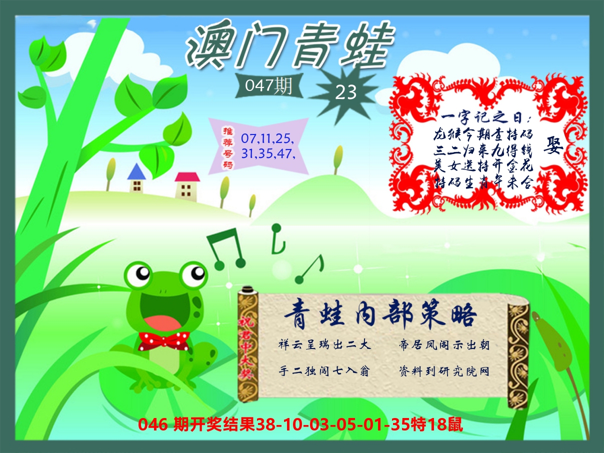 青蛙系列23 第47期