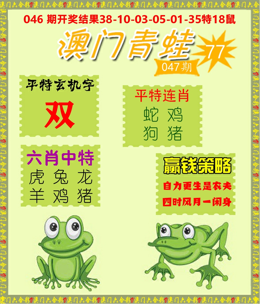 青蛙系列77 第47期