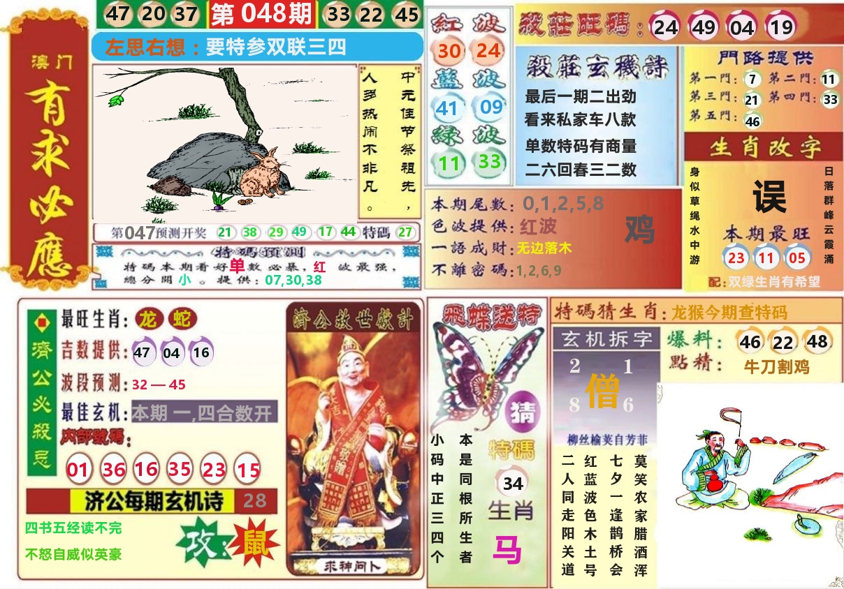 澳门有求必应 第48期