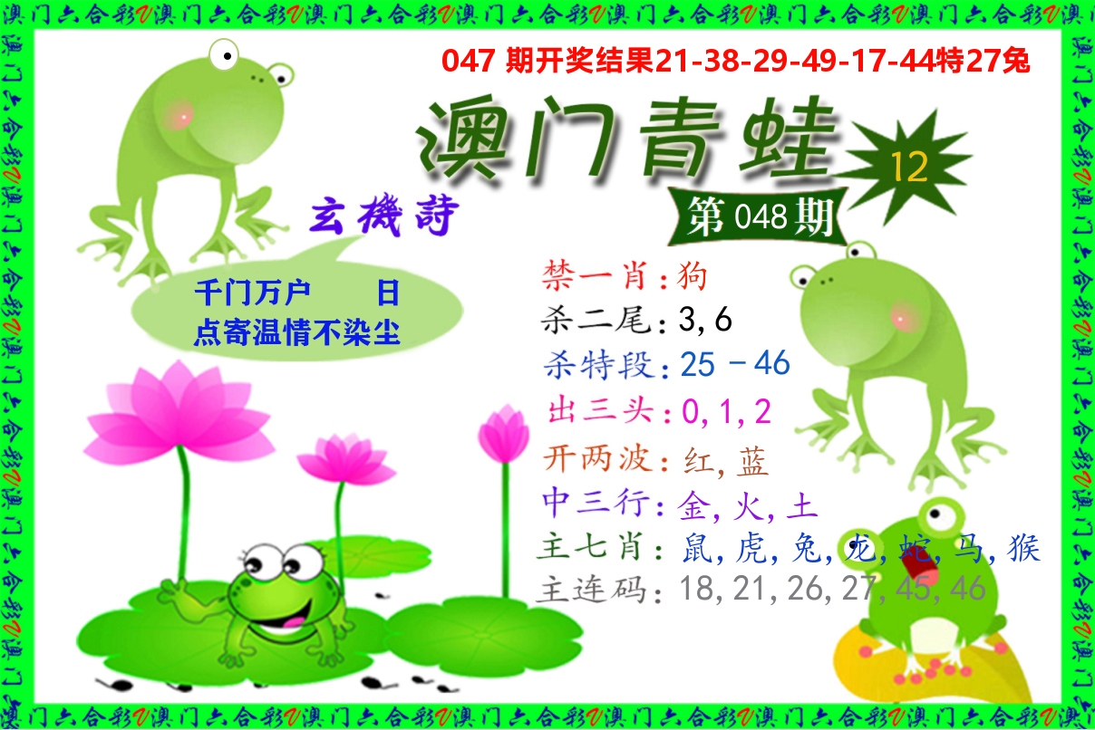 青蛙系列12 第48期