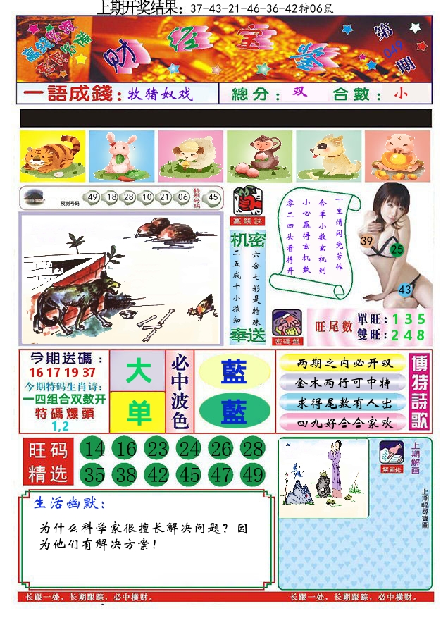 澳门财经宝鉴 第49期