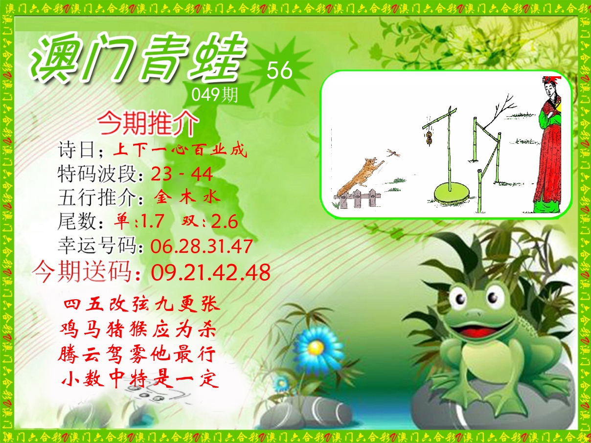 青蛙系列56 第49期