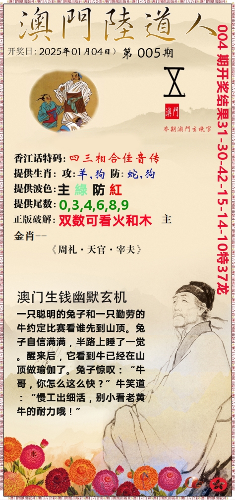 澳门陆道人 第5期