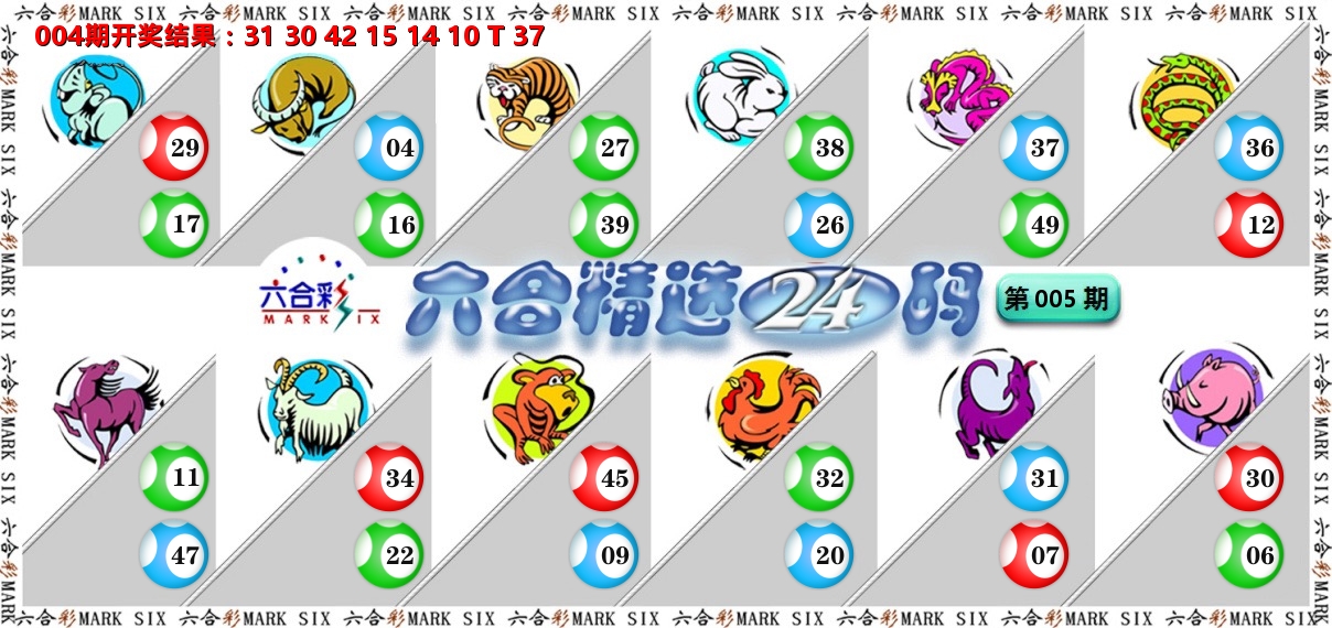 六合精选24码 第5期
