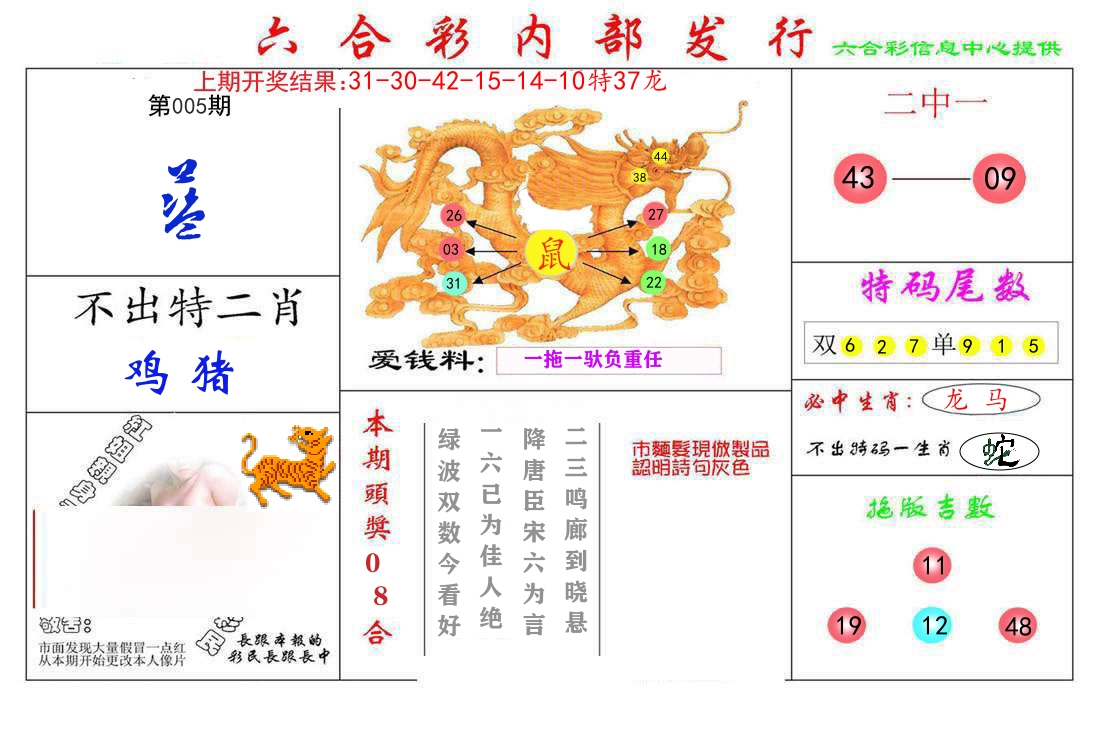 六合彩内部发行 第5期