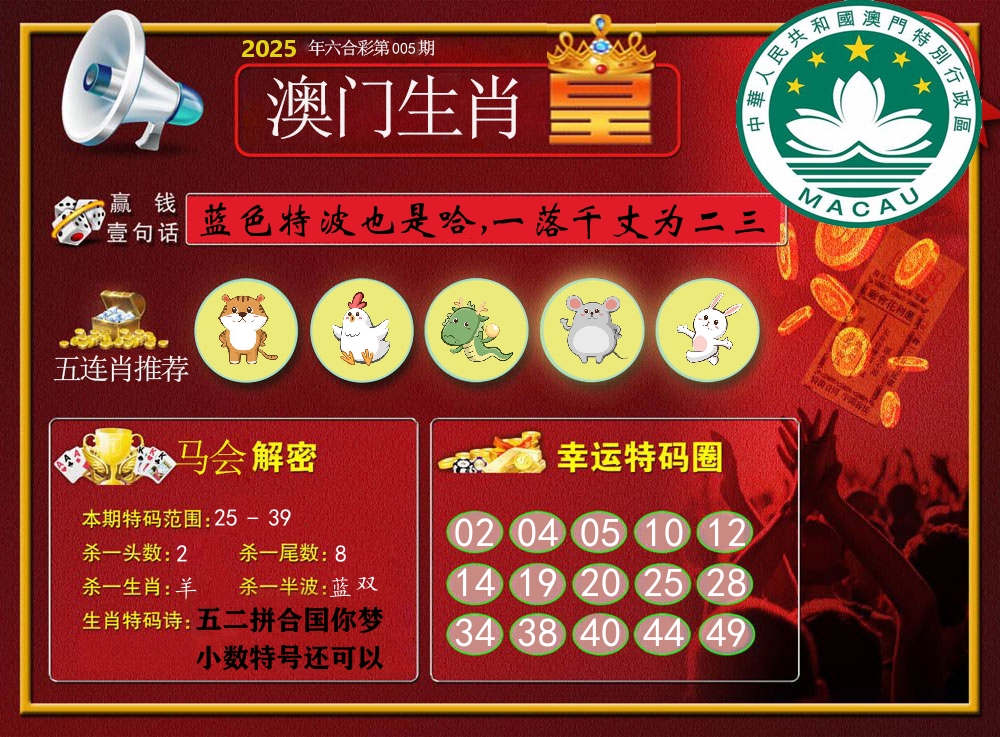 澳门生肖皇 第5期