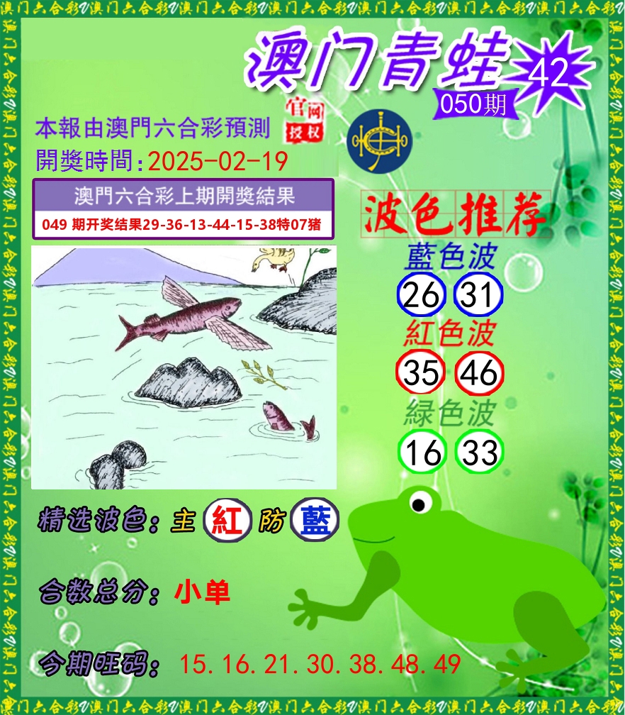 青蛙系列42 第50期