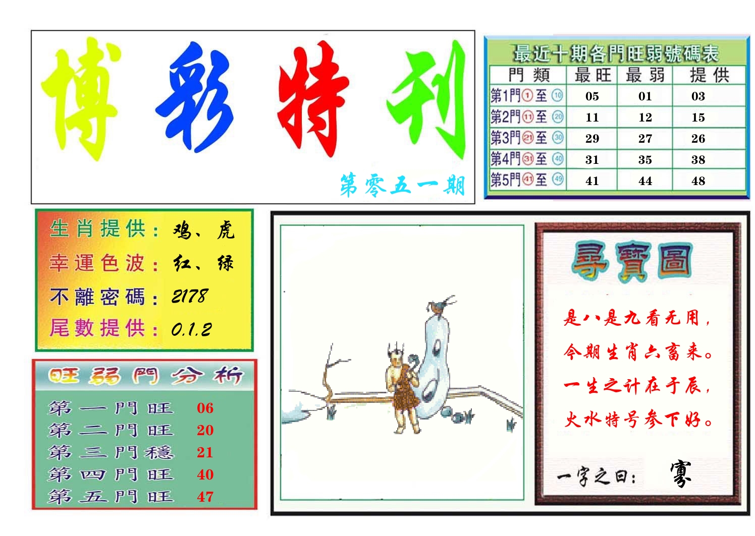 博彩特刊 第52期