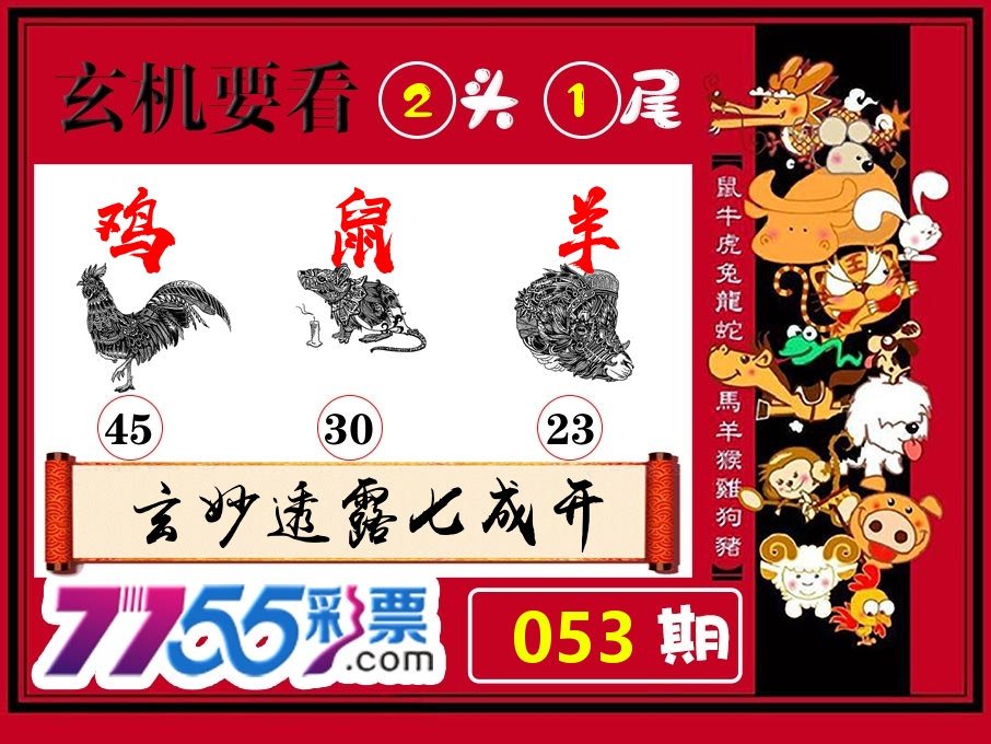 玄机要看 第53期