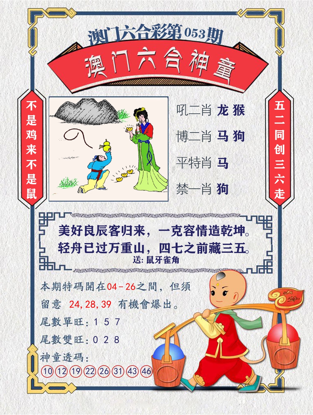 六合神童 第53期