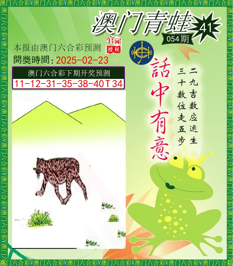 青蛙系列43 第54期