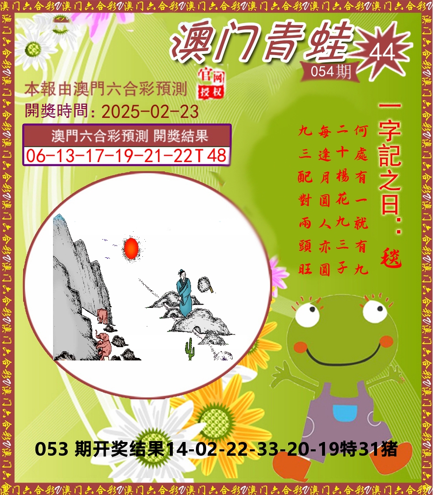 青蛙系列44 第54期