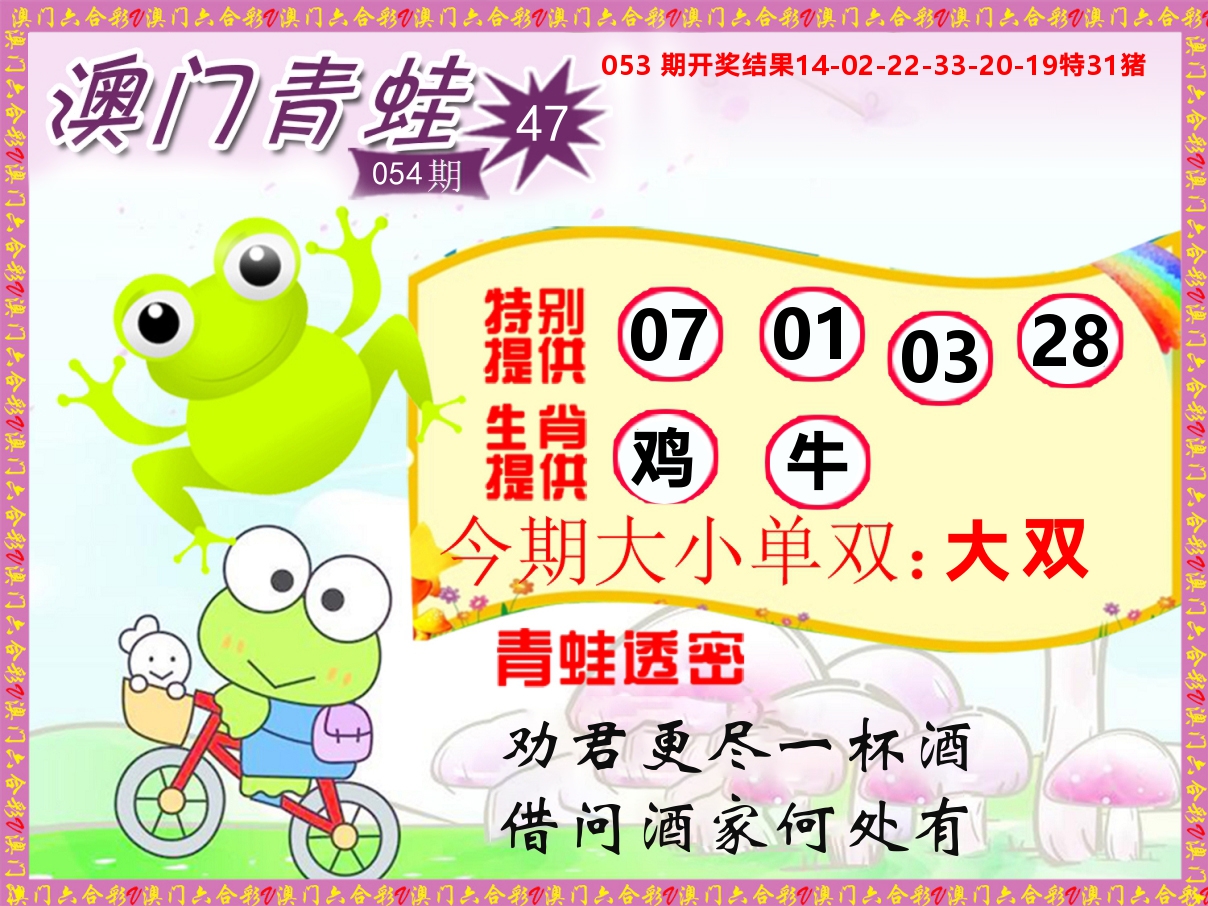 青蛙系列47 第54期