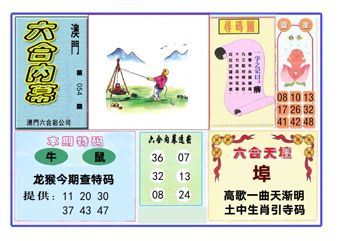六合内幕 第54期