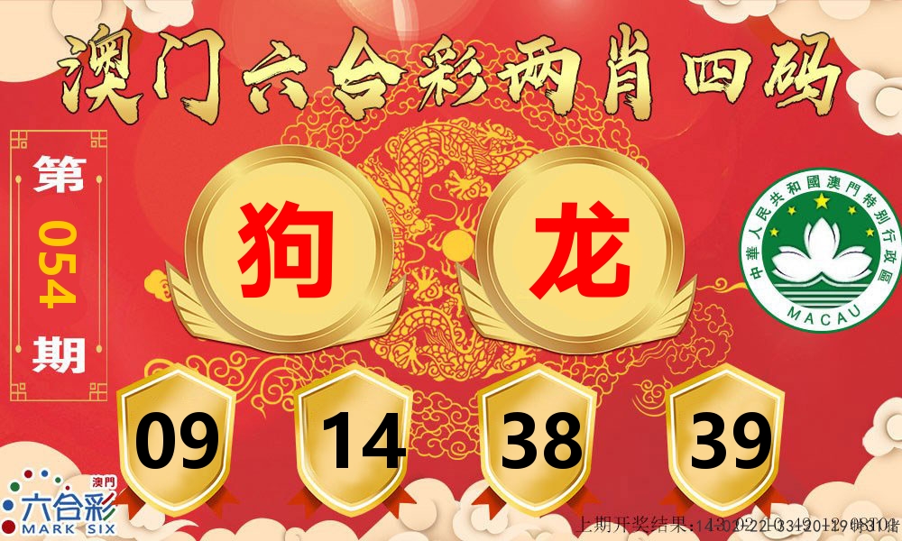 澳门两肖四码 第54期