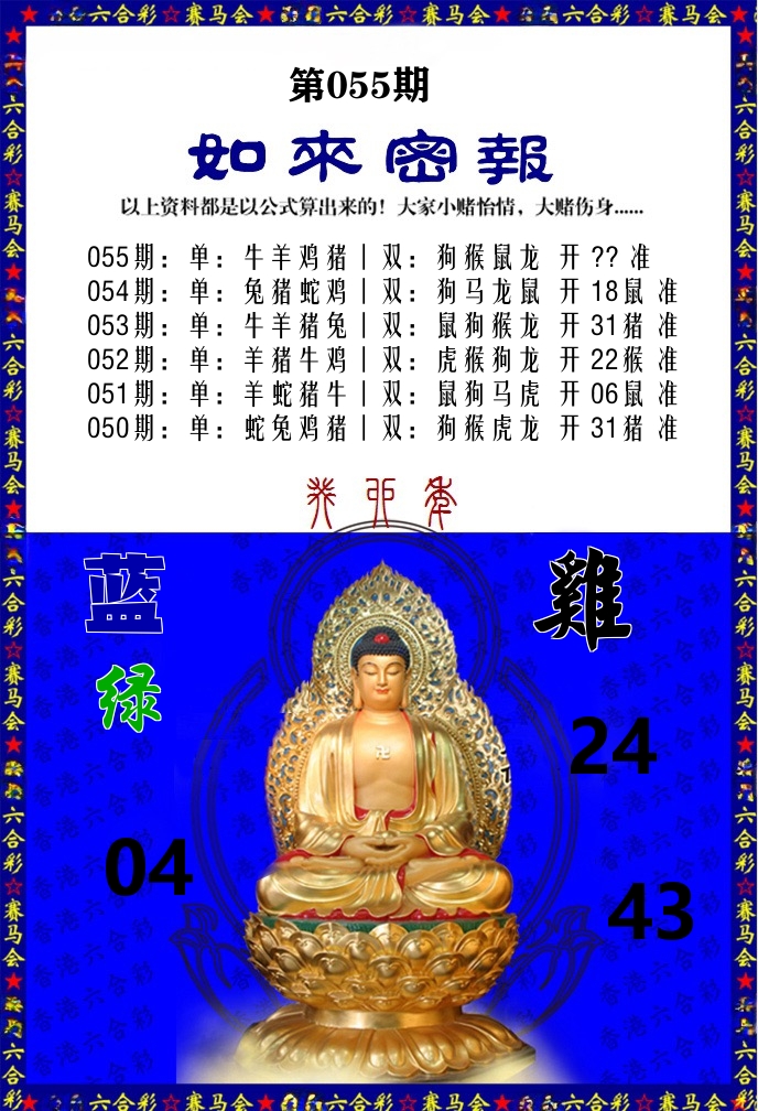 如来密报 第55期