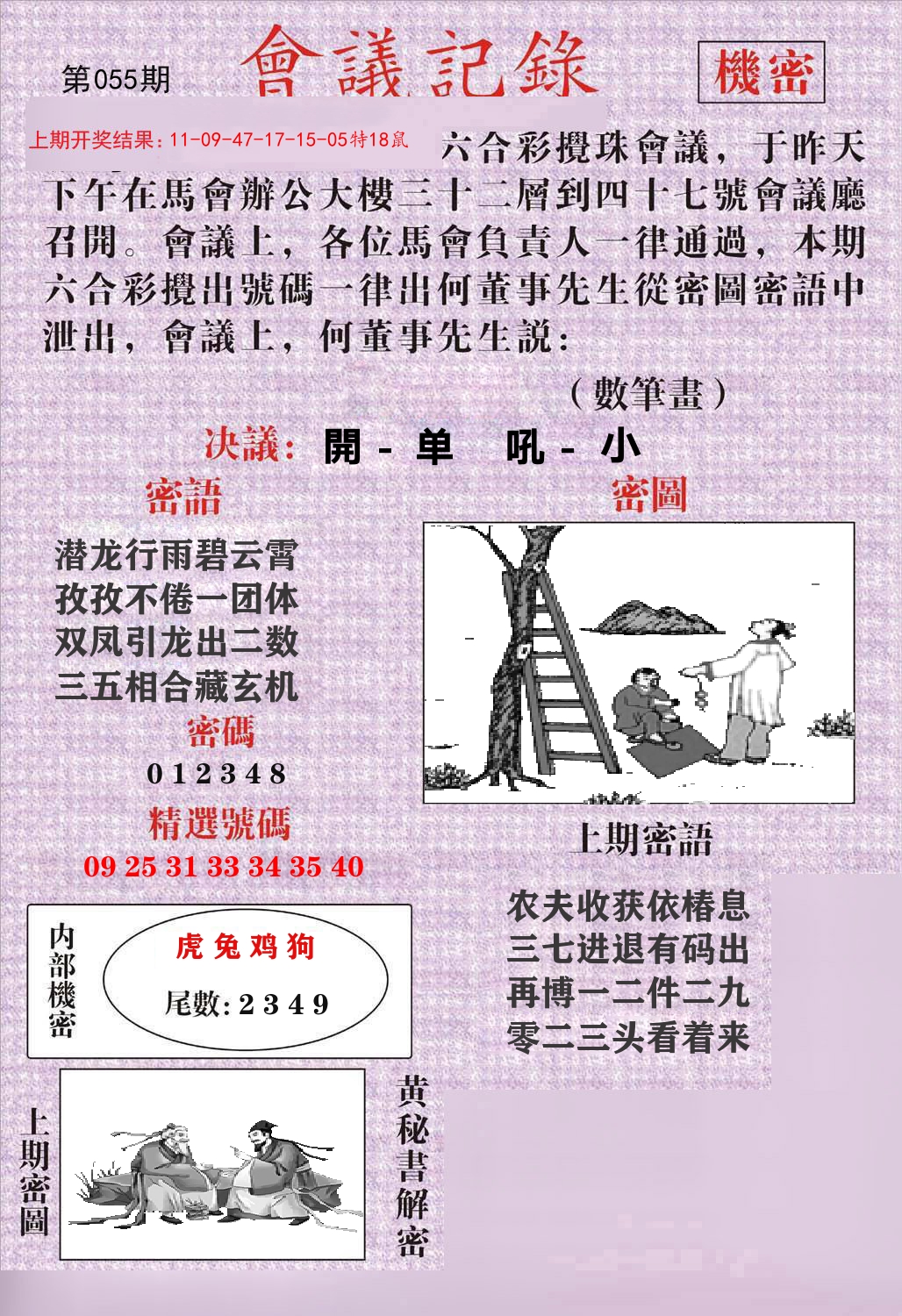 会议记录 第55期