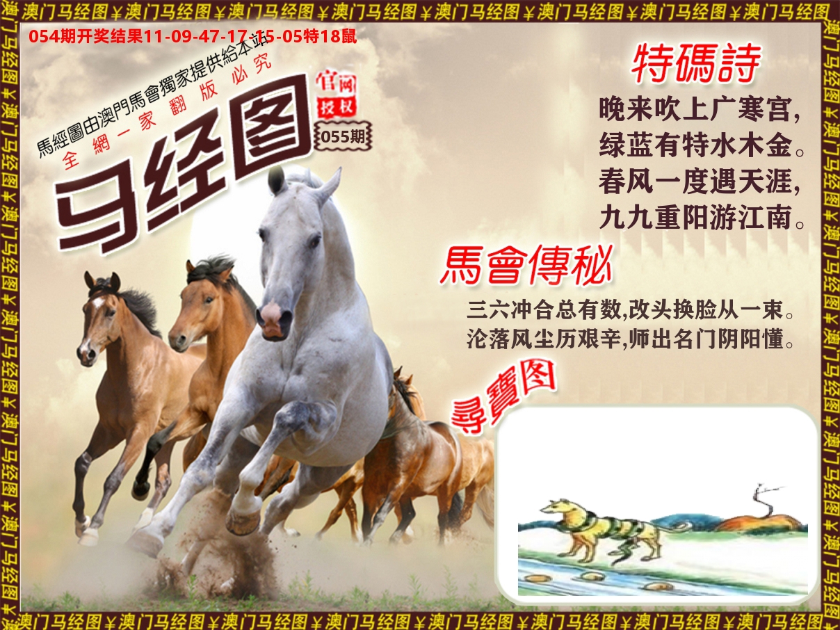 马经系列 第55期