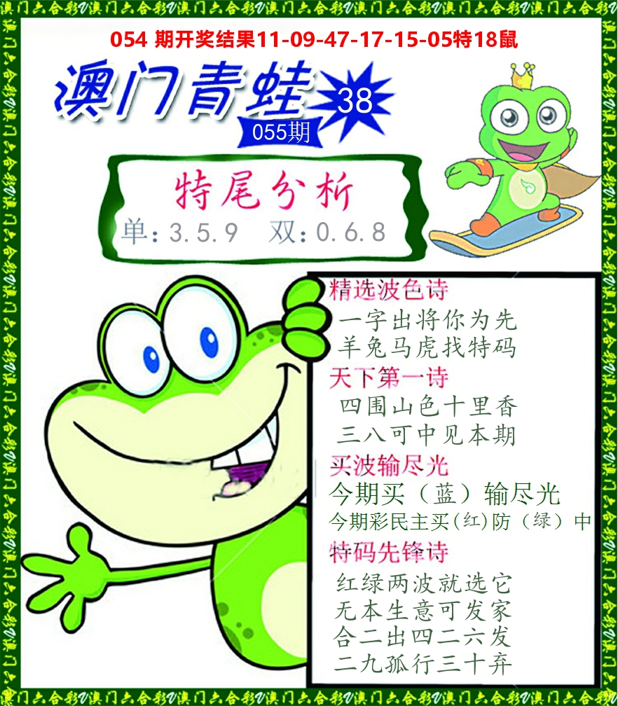 青蛙系列38 第55期