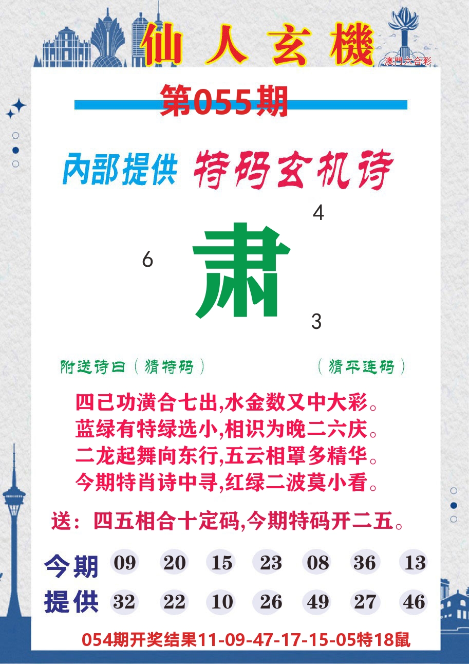 澳门钱多多D 第55期
