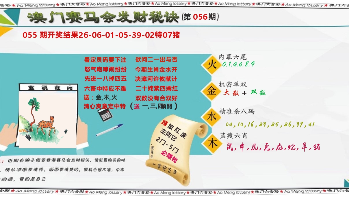发财秘诀 第56期