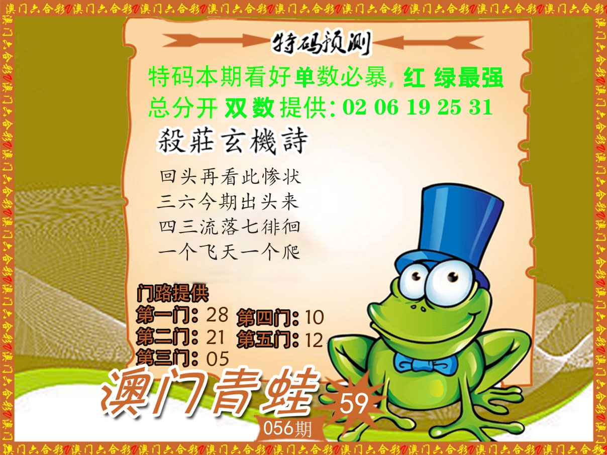 青蛙系列59 第56期