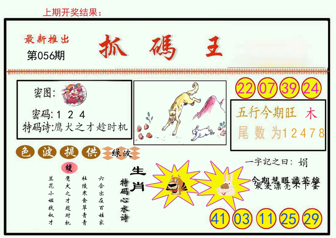 最新抓码王 第56期