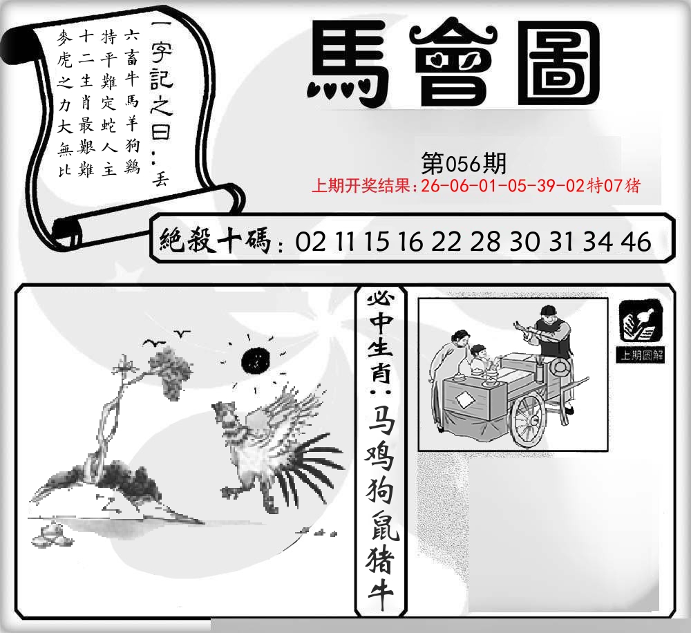 马会图 第56期