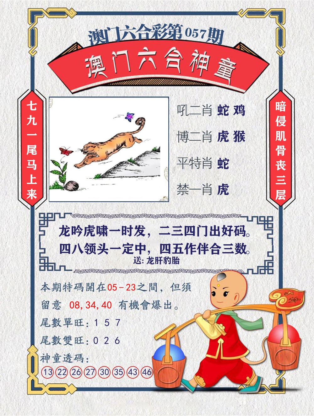 六合神童 第57期