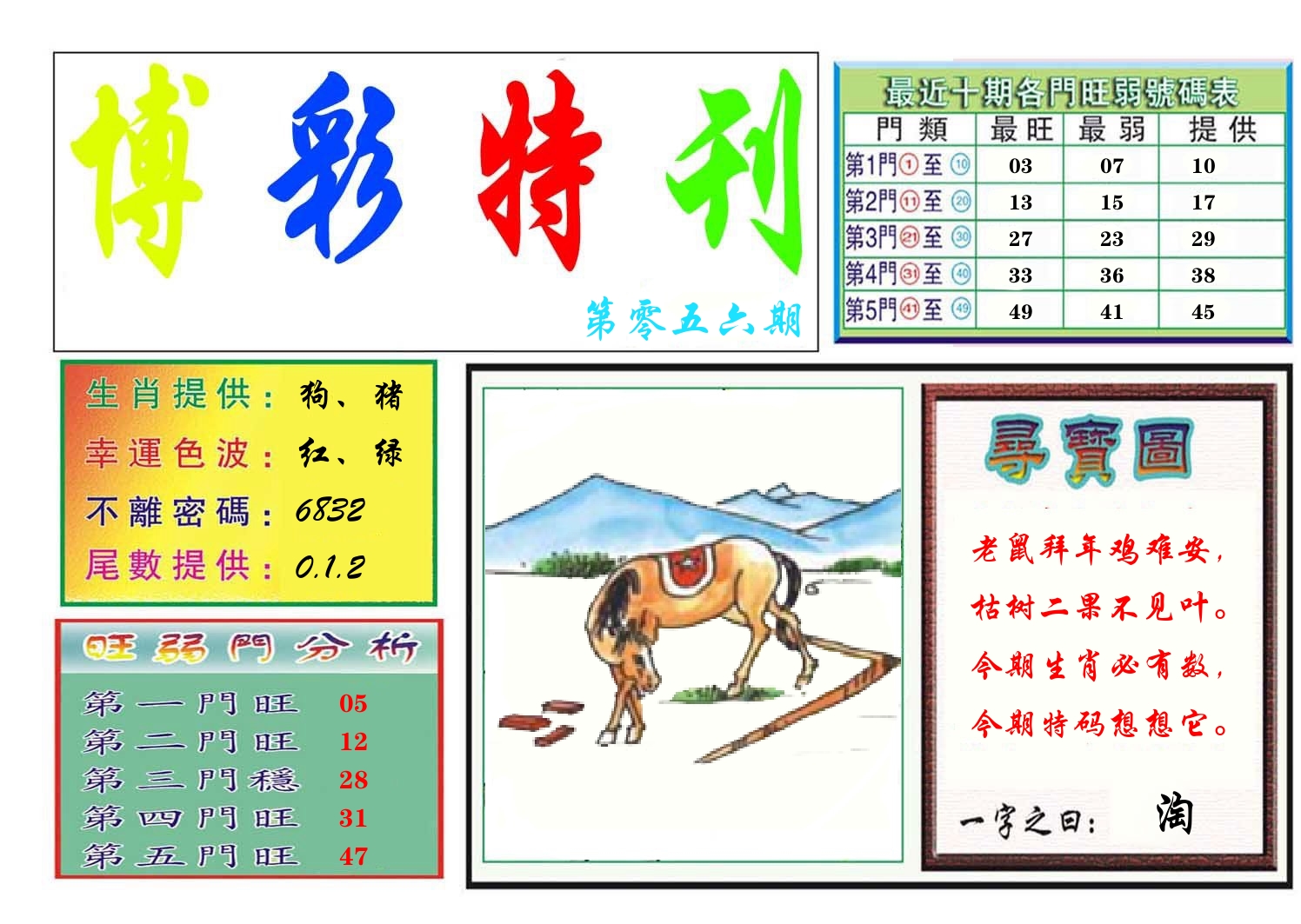博彩特刊 第57期