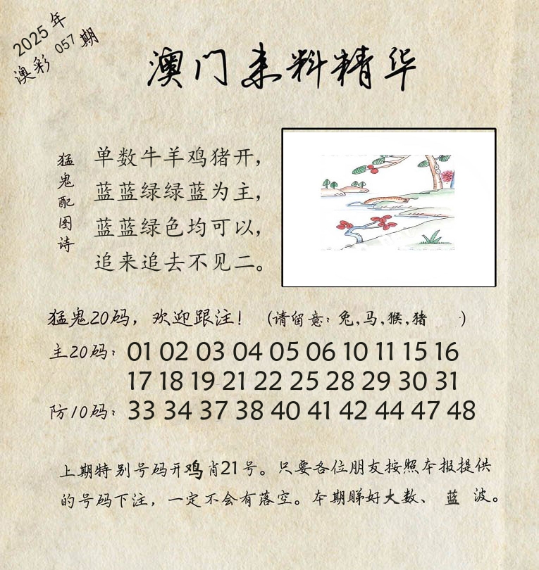 精华来料 第57期