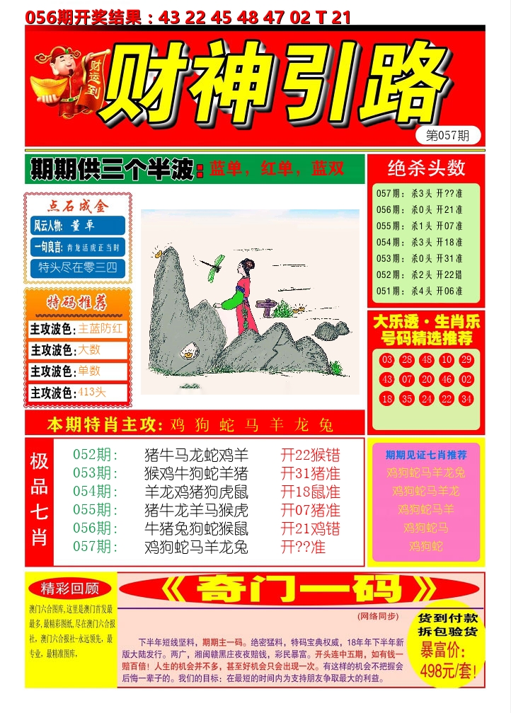 财神引路 第57期