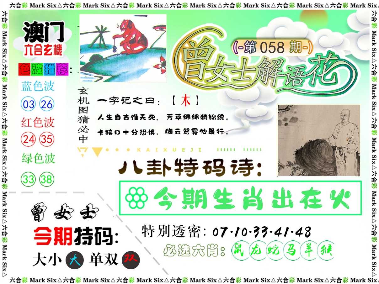 曾女士解语花 第58期