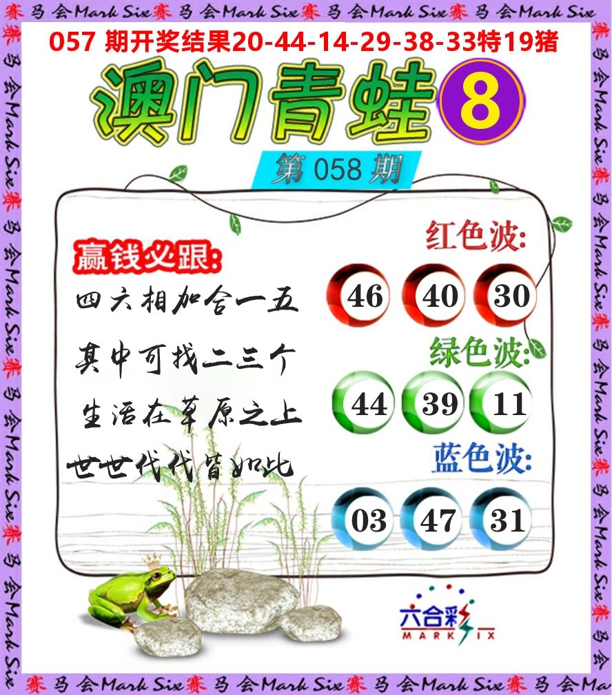 青蛙系列8 第58期